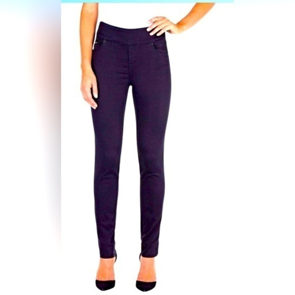 COPY - UP! Women's Pants Easy Pull On Comfortable Stretch Fabric Slim Leg 5 Poc…